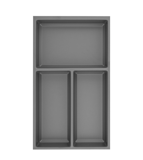 Příborník Agoform SKY, šířka korpusu 350 mm, plast břidlicově šedá