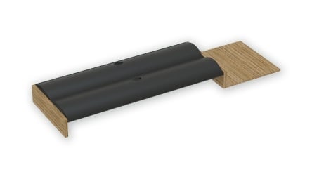 Držák na fólie Dub, 137x472x38mm