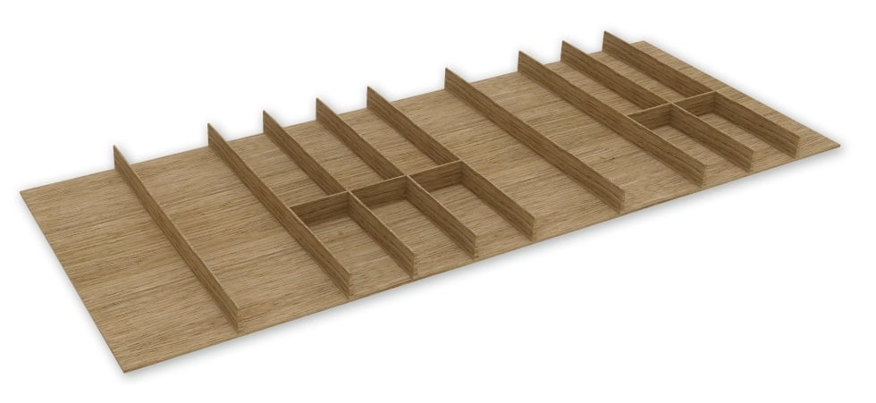 Příborníková vložka 1200, Dub, 1118x472x41,6mm