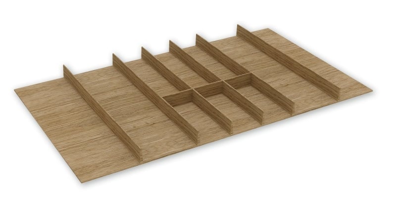Příborníková vložka 900, Dub, 818x472x41,6mm