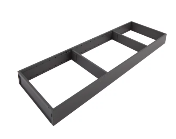 AMBIA LINE ZC7S650RS2 széles fiók keret, hossz 650mm, szürke acél