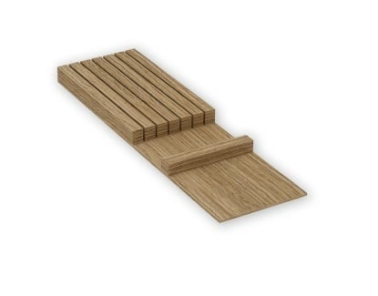 Držák na nože Dub, 137x472x26mm