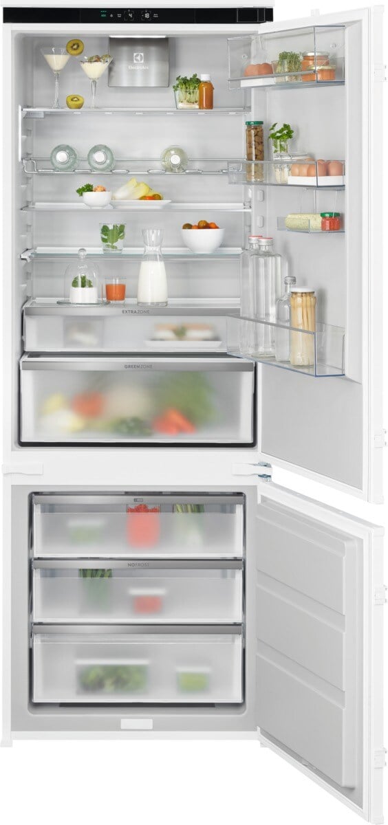 Electrolux KNP7TE75S – Vestavná chladnička s mrazákem, NoFrost, 75 cm – výprodej, studio Praha 9