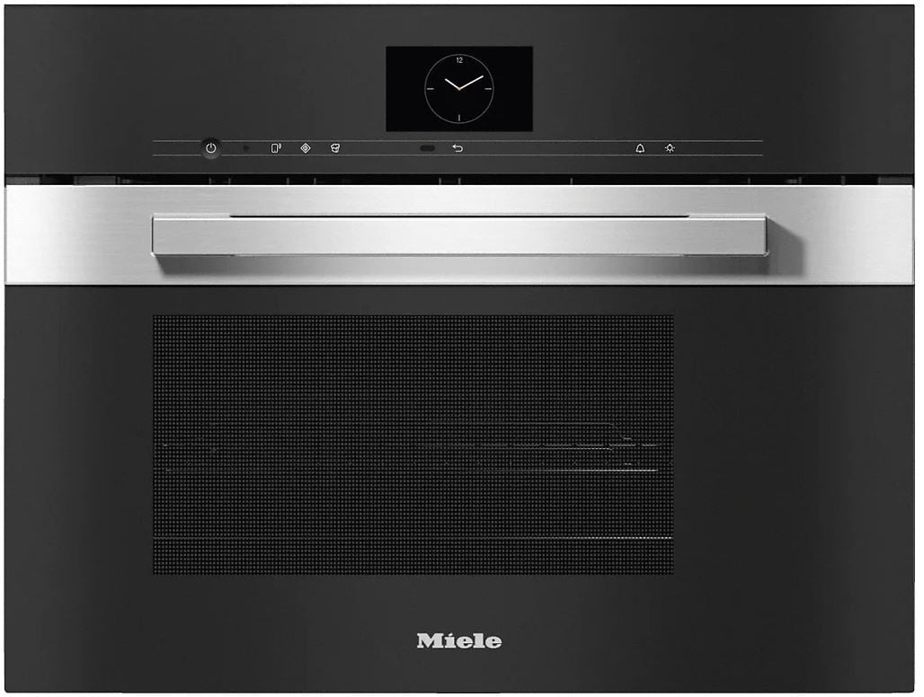 Miele DGM 7640 – Kombinovaná parní trouba s mikrovlnami, CleanSteel – výprodej, studio Zlín